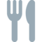 Fork and Knife emoji on Twitter